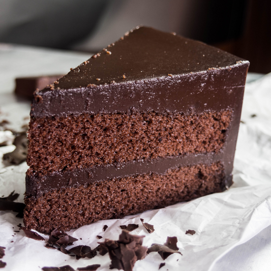 Dark Chocolate Fudge Cake