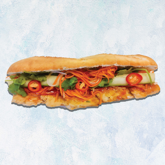 Grilled Chicken Satay Baguettes